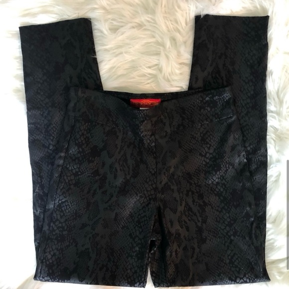 Krazy Larry Black Python Pull on Pants - Picture 5 of 6